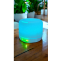 3-in-1 LED Aroma Diffusor mit Bluetooth-Lautsprecher – 500 ml Ultraschall-Luftbefeuchter – Farbwechselnde Sensorik-Lampe – Weiß