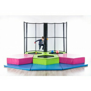 Mini Jump Trampoline Park Kleinkinder / Kleinkinder, 4 Trampoline