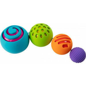 FAT BRAIN TOYS Oombeeball - Sensorisches Spielzeug für Babys und Kleinkinder