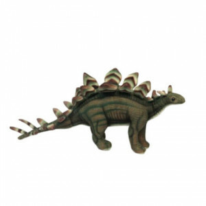Kuscheliger Dino - Grauer Stegosaurus - 42 cm - Lebensecht - Dinosaurier - Hansa