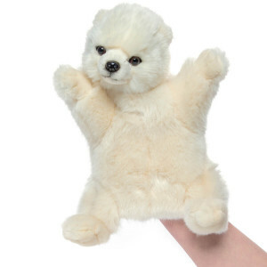 Handpuppe - Eisbär - Weiß - 31 cm - Lebensecht - Lebende Puppen - Hansa