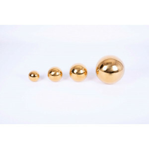 Sensorische Reflektierende Goldkugeln - (4 Stück)