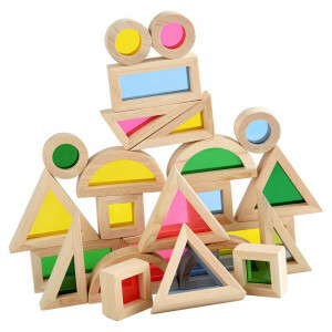 Regenbogen Block Set (24 Stück)