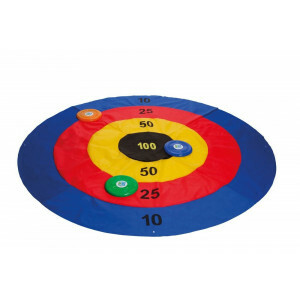 Darts de Luxe - Riesiges Dartspiel von BS - Zielmatte von 200 cm mit Scheiben für Drinnen und Draußen