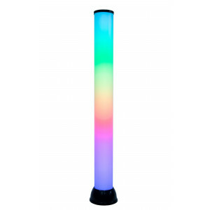 100cm RGB LED Stehlampe - Farbwechselnde Stehlampe mit Fernbedienung & USB-Ladefunktion | Dimmbare Umgebungsbeleuchtung für Wohnzimmer & Gaming