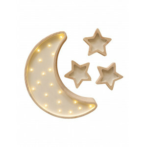 Holz Nachtlicht Sternenhimmel - Magische LED Stimmungsbeleuchtung mit Dimmer und Timer - Perfekt für Babys und Kleinkinder - Wandlampe für das Schlafzimmer und Kinderzimmer.