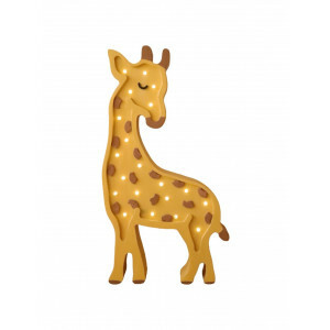 Holz Nachtlicht Giraffe - Magische LED Stimmungsbeleuchtung mit Dimmer und Timer - Perfekt für Babys und Kleinkinder - Wandlampe für das Schlafzimmer und Kinderzimmer.