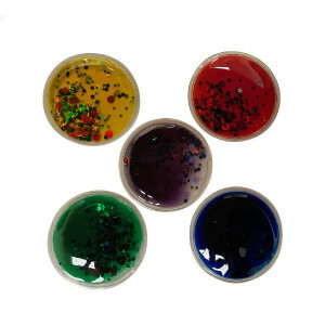 Squidgy Sparkle Circles Jelly Shapes - 5er-Set