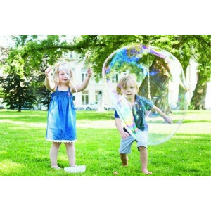 BS Toys Riesige Seifenblasen Stab - XXXL Bubbler - 45 cm - Outdoor Spaß für Kinder und Erwachsene