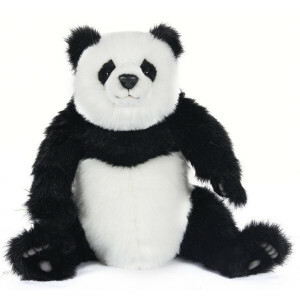 Kuscheltier Panda - Pandajunges - 48 cm - Schwarz / Weiß - XL - Lebensecht - Plüschkuscheltier - Hansa