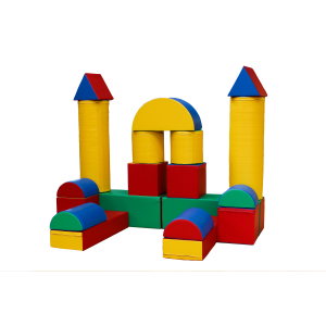 IGLU Soft Play Set 19-teilig – Motorik-Bausteine & Schaumstoff-Spielset