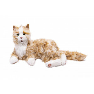 Interaktive Katze Orange Gizmo – Lebensechte Roboterkatze mit sensorbasierten Funktionen, ideal als Begleittier