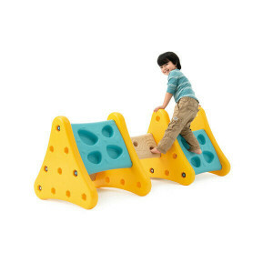 Klettergerüst für Kinder – „Über den Berg“ – Montessori Kletterspielzeug – Indoor Kletterstruktur mit Rampen – Motorik & Gleichgewichtsentwicklung – Ab 3 Jahrenoor Climbing Structure with Ramps – Motor Skills & Balance Development – From 3 Years