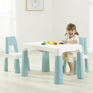 Kinder Tisch & Stühle Set – Höhenverstellbar, Mit Stauraum und Ergonomischem Design – Ideal zum Spielen und Lernen.