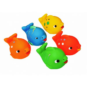 Badetiere ohne Loch – Hygienisches & Sicheres Badespielzeug (5 Stück) | Keine Schimmelbildung & Ideal für Babys & Kleinkinder