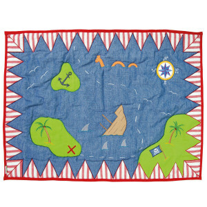 Piratenspielzelt Floor Quilt (Win Green – Klein)