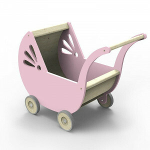 Lila Puppenwagen Rosa