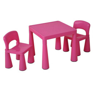 Kinder Rosa Tisch & Stühle Set -  (SM004P)