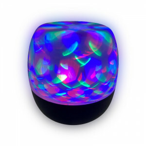 Musterlichtkuppel – 14 cm | Bewegende LED-Nachtlampe mit Farbwechsel | USB-betriebene sensorische Lampe für Schlafzimmer & Entspannung