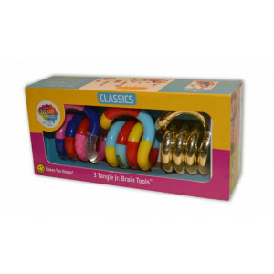 Tangle Sensory Fidget Spielzeug Trio Pack Klassisch, Strukturiert, Metallics