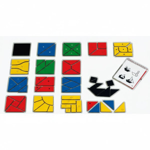 Nikitin N3 Quadranten – Montessori Legespiel aus Holz – Geometrische Formen & Kombinationsfähigkeit für Kinder