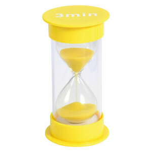 Sanduhr 12,5 cm, 1 Min., Gelb